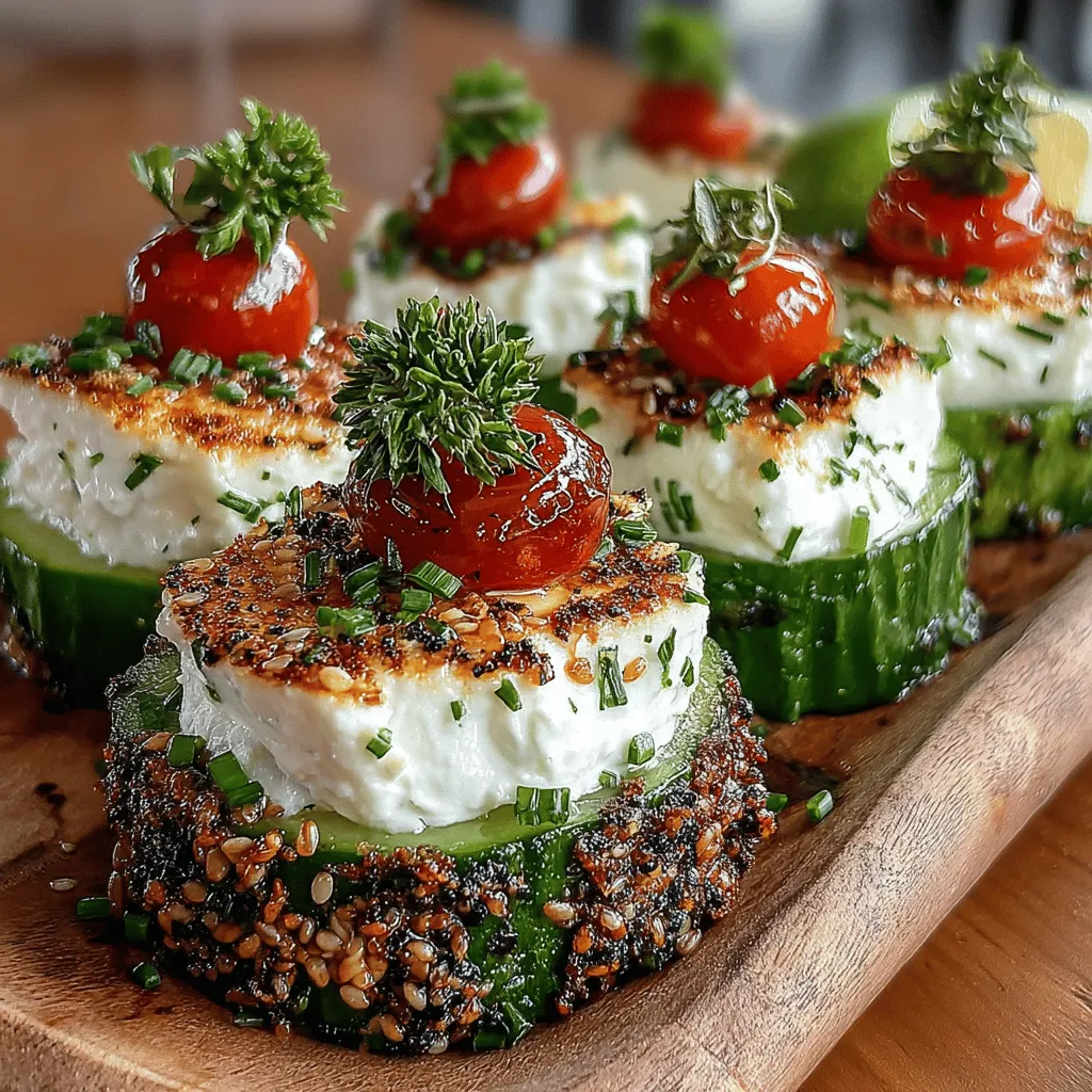 If you're looking for a light and refreshing appetizer that packs a punch of flavor, Everything Bagel Cucumber Bites are an excellent choice. This innovative recipe transforms the beloved everything bagel toppings into a delightful snack that is perfect for any occasion—be it a festive gathering, a casual get-together, or simply a nutritious afternoon treat. With their crisp cucumber base and creamy, savory topping, these bites offer a satisfying crunch and a burst of flavor that appeals to both health-conscious eaters and culinary enthusiasts.