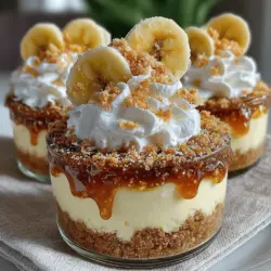 When it comes to desserts, few things can rival the charm and ease of no-bake options. These delightful treats have surged in popularity over the years, appealing to home cooks and dessert enthusiasts alike. With their straightforward preparation and satisfying results, no-bake desserts are ideal for those who want to whip up something sweet without the hassle of preheating an oven. Among the many delectable no-bake recipes, one that stands out is the Heavenly No-Bake Banana Cream Pie Cups. This treat not only delights the taste buds but also brings a sense of nostalgia, reminiscent of classic banana cream pie.