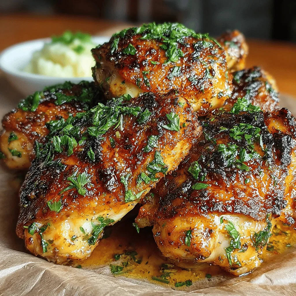 Garlic Butter Bliss Roasted Chicken Drumsticks is not just a dish; it’s an experience that brings warmth and comfort to your dining table. This delicious recipe combines the rich, savory flavors of garlic and butter with the juicy tenderness of chicken drumsticks, making it an ideal choice for family dinners or gatherings. The simple yet enticing aroma that fills your kitchen as these drumsticks roast is enough to make anyone’s mouth water in anticipation.