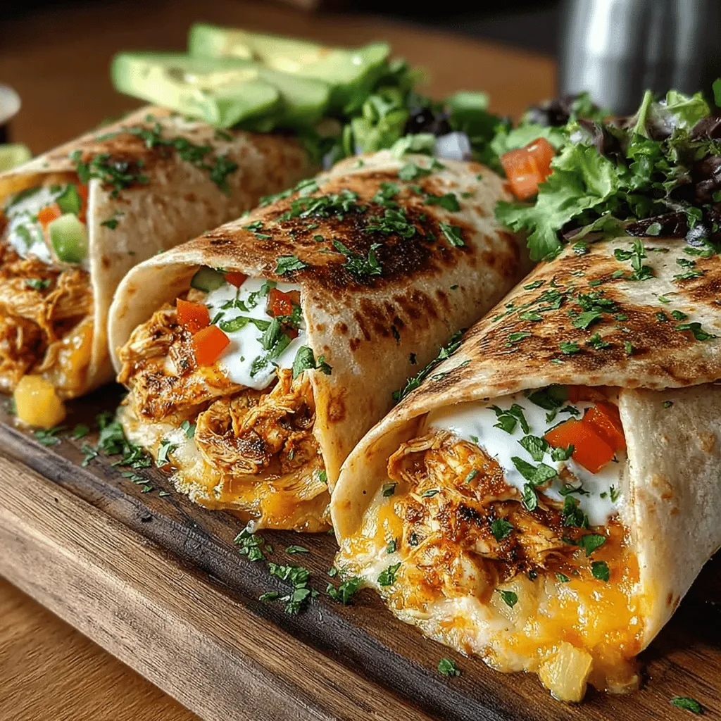 When the sun is shining and the temperatures are rising, there's nothing quite like a refreshing meal that captures the essence of summer. Enter the Tropical Heatwave Chicken & Pineapple Wraps—a delightful fusion of savory and sweet that will transport your taste buds to a tropical paradise. This dish combines tender, seasoned chicken with juicy pineapple, creating a symphony of flavors that is as vibrant as it is satisfying. Whether you're hosting a summer barbecue, preparing a quick weeknight dinner, or enjoying a leisurely lunch, these wraps are sure to impress.