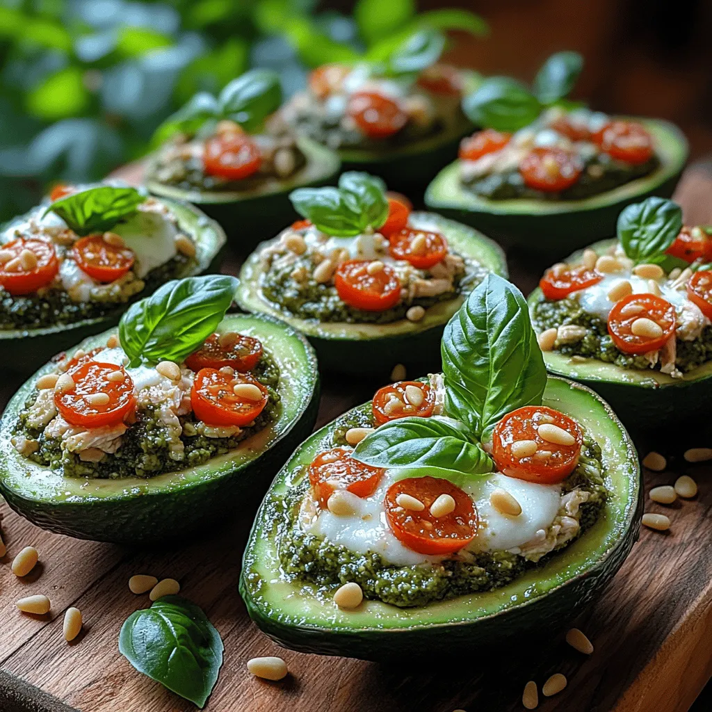 In the ever-evolving world of culinary delights, the quest for flavorful and nutritious recipes continues to inspire home cooks and food enthusiasts alike. Among the myriad of choices available, few dishes capture the imagination quite like Pesto Chicken Stuffed Avocados. This delectable recipe not only tantalizes the taste buds but also offers a wonderful balance of textures and flavors that make it a standout choice for any meal. Whether you're looking for a quick lunch, a satisfying dinner, or a show-stopping dish for your next gathering, this recipe promises to deliver satisfaction in every bite.