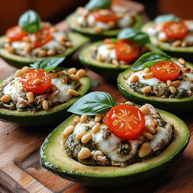 In the ever-evolving world of culinary delights, the quest for flavorful and nutritious recipes continues to inspire home cooks and food enthusiasts alike. Among the myriad of choices available, few dishes capture the imagination quite like Pesto Chicken Stuffed Avocados. This delectable recipe not only tantalizes the taste buds but also offers a wonderful balance of textures and flavors that make it a standout choice for any meal. Whether you're looking for a quick lunch, a satisfying dinner, or a show-stopping dish for your next gathering, this recipe promises to deliver satisfaction in every bite.