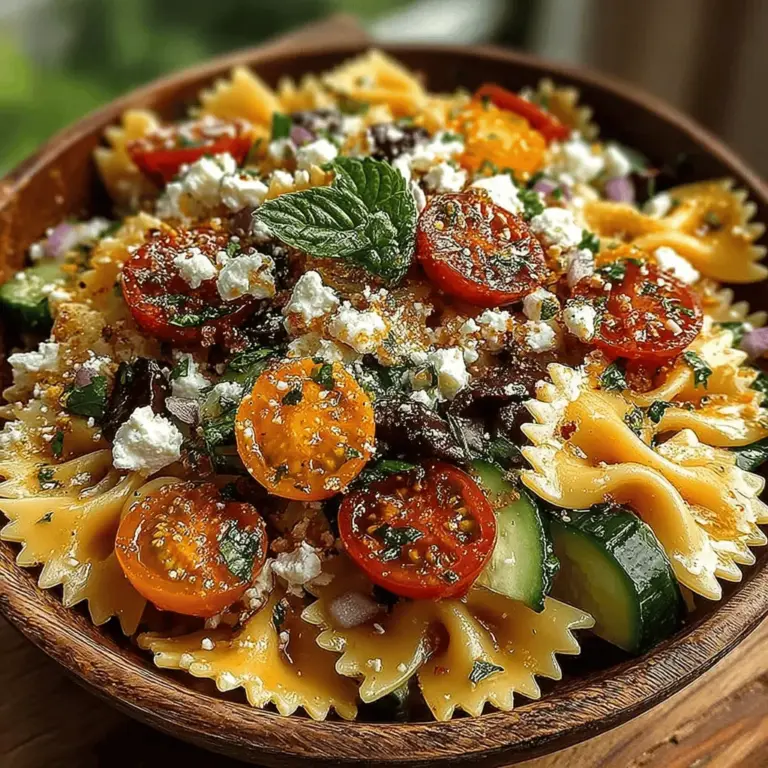 As the days grow warmer and the sun shines brighter, our culinary cravings often shift towards lighter, more refreshing dishes. Chilled pasta salads have become a beloved staple during these months, offering a perfect balance of flavor, texture, and nutrition. Among the myriad of recipes available, one stands out for its vibrant flavors and invigorating freshness: the Zesty Lemon Basil Chilled Pasta Delight. This dish not only tantalizes the palate but also embodies the essence of summer with its bright colors and refreshing ingredients.