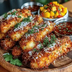 If you're on the lookout for a dish that beautifully marries tropical flavors with a satisfying crunch, look no further than Crispy Coconut Chicken with Chili Mango Dip. This recipe offers an exotic experience that tantalizes the taste buds, making it a perfect choice for a family dinner, party appetizer, or even a quick weeknight meal. The combination of succulent chicken coated in a crispy coconut crust, paired with a sweet and spicy chili mango dip, creates a flavor profile that is both refreshing and addictive.