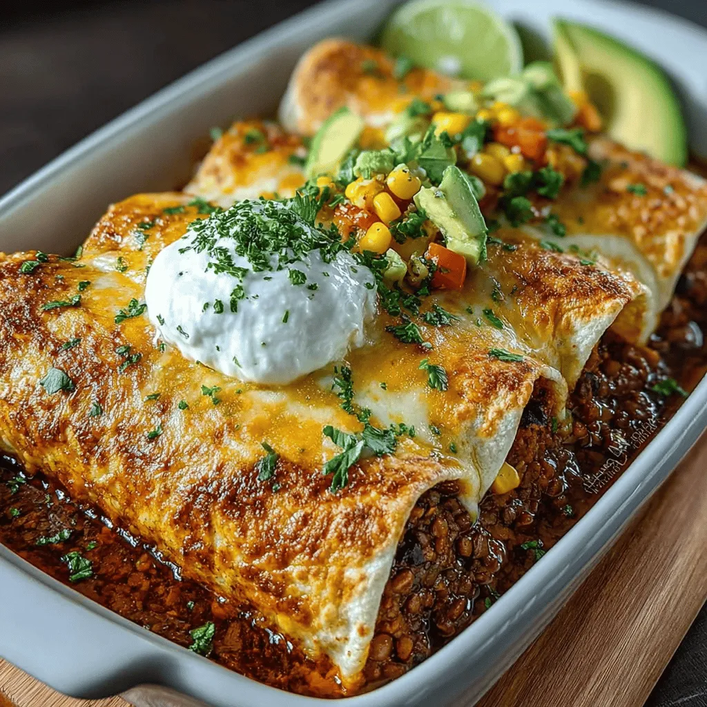 Enchiladas are a beloved staple in many cuisines, particularly in Mexican and Tex-Mex culinary traditions. These delicious rolled tortillas filled with a variety of ingredients and smothered in sauce have won hearts worldwide. Traditionally, enchiladas are made with meats, cheeses, and a rich variety of sauces, but as culinary creativity evolves, so do the fillings. Enter the Cheesy Southwest Lentil Enchiladas, a dish that takes the classic enchilada to a healthier, plant-based level while still delivering on flavor and satisfaction.