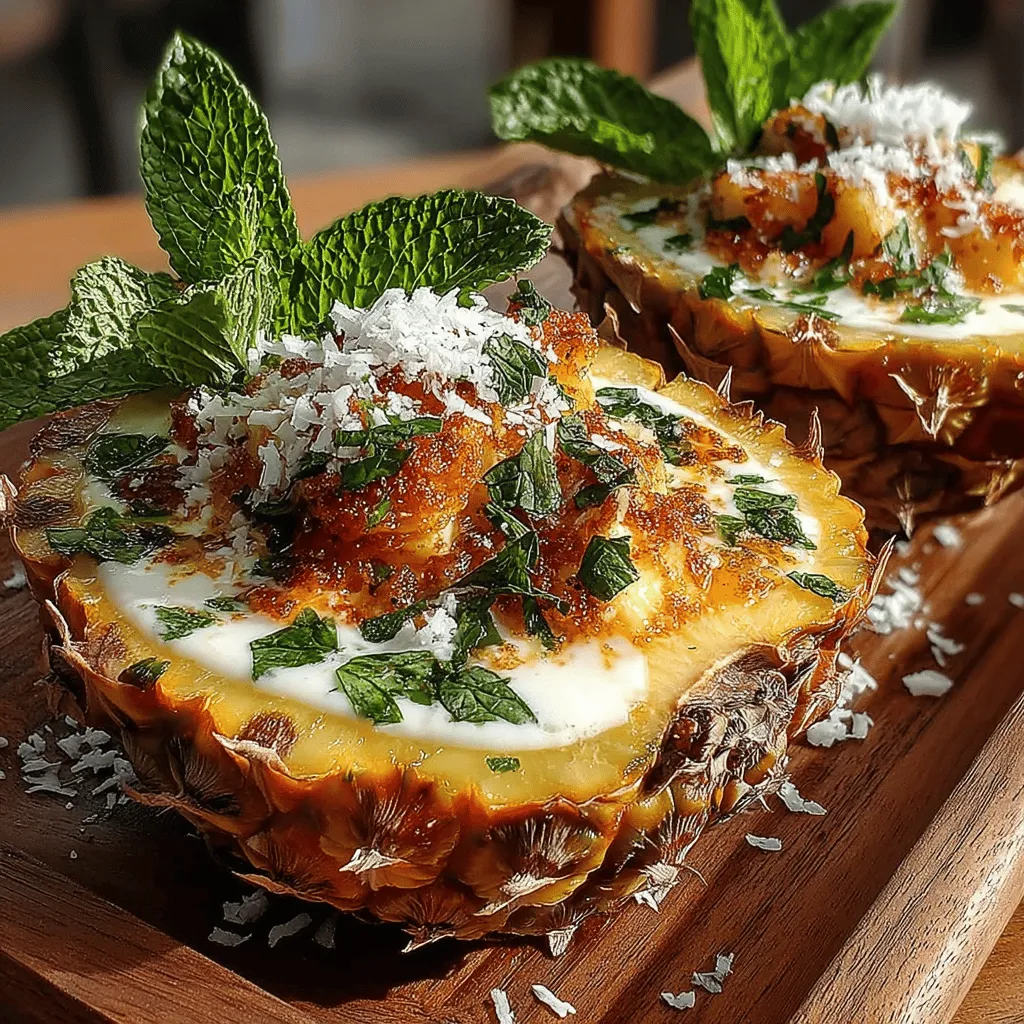 As the temperature rises and the days grow longer, finding the perfect dessert that embodies the essence of summer becomes essential. Enter the Frozen Coconut Pineapple Cups—a delightful treat that transports you straight to a tropical paradise with every spoonful. This refreshing dessert combines the natural sweetness of ripe pineapples with the creamy richness of coconut milk, creating a harmonious blend of flavors that is not only delicious but also visually stunning. Ideal for summer gatherings, backyard barbecues, or simply as a sweet escape from the everyday, these cups offer a beautiful presentation that will impress your guests.