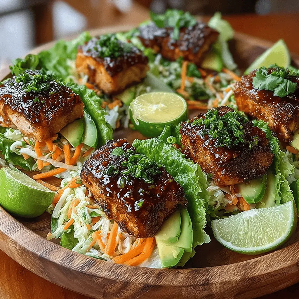 As we navigate the world of healthy eating, the importance of incorporating nutritious ingredients into our meals cannot be overstated. One such dish that perfectly encapsulates this philosophy is Zesty Salmon Lettuce Wraps with Lemon Glaze. This recipe not only celebrates the rich flavors of fresh seafood but also offers a light, refreshing dining experience that is quick and easy to prepare. Perfect for a lunch, dinner, or even a snack, these wraps are a delightful way to enjoy the numerous health benefits that salmon provides.