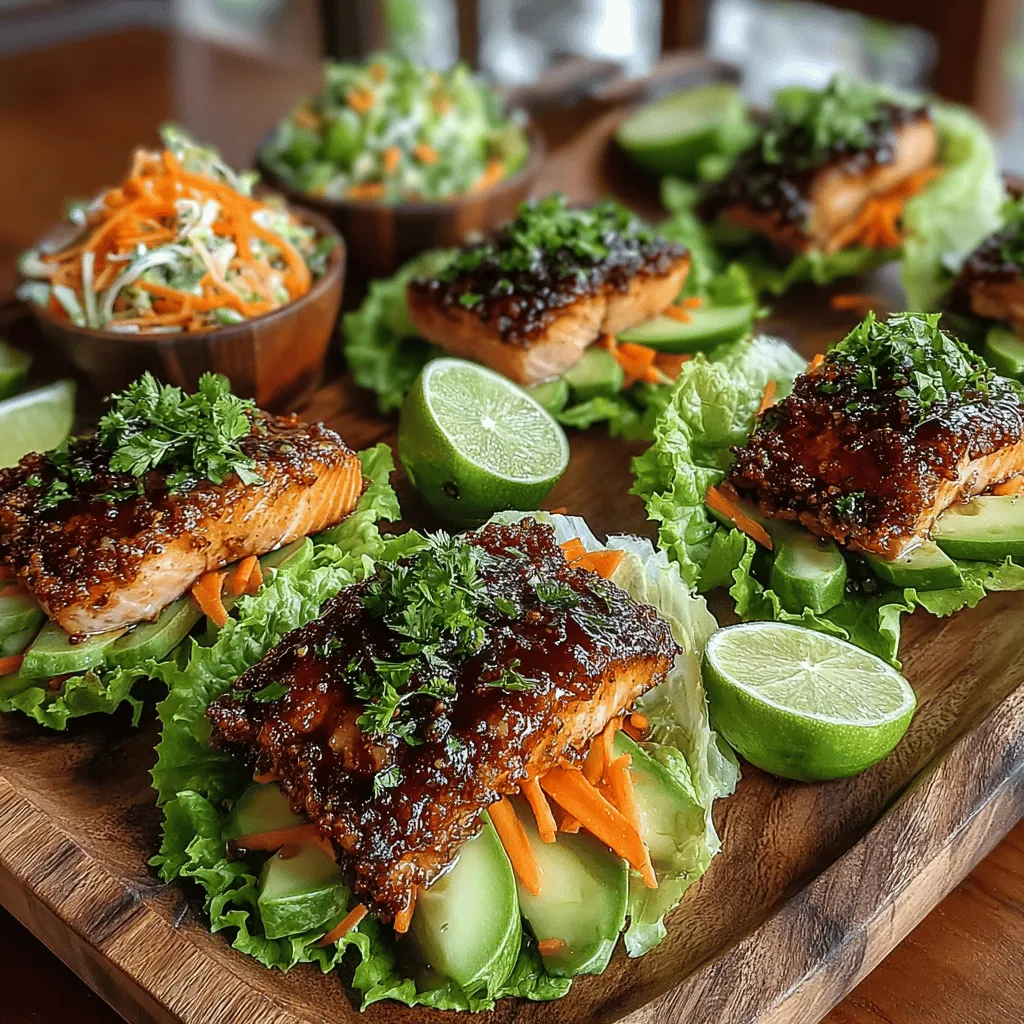 As we navigate the world of healthy eating, the importance of incorporating nutritious ingredients into our meals cannot be overstated. One such dish that perfectly encapsulates this philosophy is Zesty Salmon Lettuce Wraps with Lemon Glaze. This recipe not only celebrates the rich flavors of fresh seafood but also offers a light, refreshing dining experience that is quick and easy to prepare. Perfect for a lunch, dinner, or even a snack, these wraps are a delightful way to enjoy the numerous health benefits that salmon provides.
