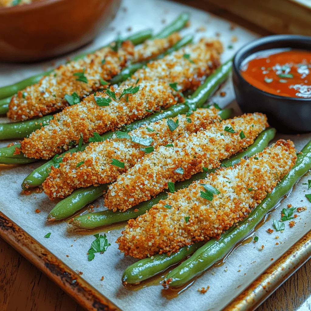 In today's health-conscious world, the pursuit of healthier snacking options has led to a remarkable trend: vegetable-based alternatives that satisfy cravings without compromising on flavor. One such innovative recipe is Crunchy Parmesan Green Bean Fries, a delightful twist on traditional fries that transforms fresh green beans into a crispy, savory snack. This dish not only caters to those seeking a nutritious option but also serves as an exciting way to incorporate more vegetables into your diet. Whether you're hosting a party, looking for a family-friendly snack, or simply craving something crunchy and flavorful, these green bean fries are sure to please both adults and children alike.