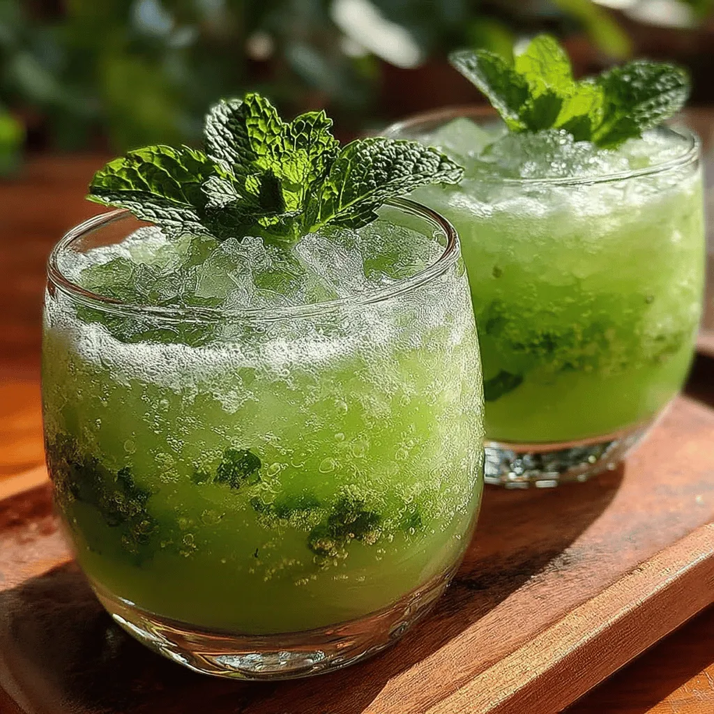 Honeydew melon, a member of the cantaloupe family, is known for its smooth, pale green skin and sweet, succulent flesh. Its flavor profile is subtly sweet and mildly floral, making it an excellent base for a refreshing slush. When ripe, honeydew has a juicy texture that melts in your mouth, offering a delightful contrast to the icy slush.