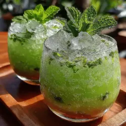 Honeydew melon, a member of the cantaloupe family, is known for its smooth, pale green skin and sweet, succulent flesh. Its flavor profile is subtly sweet and mildly floral, making it an excellent base for a refreshing slush. When ripe, honeydew has a juicy texture that melts in your mouth, offering a delightful contrast to the icy slush.