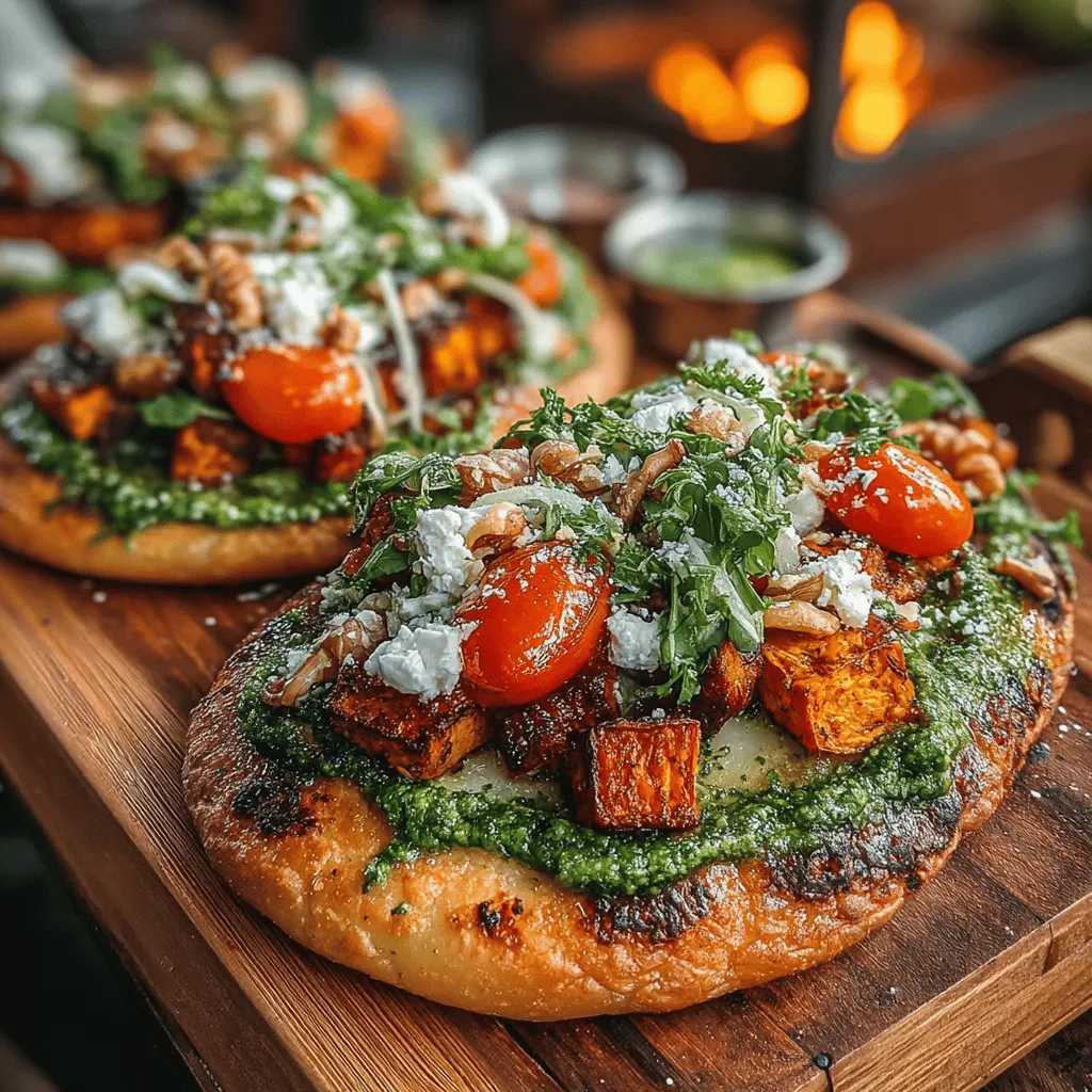 Sweet Potato & Kale Pesto Flatbreads are not just a meal; they are an experience that beautifully showcases the harmony of wholesome ingredients. This recipe marries the natural sweetness of roasted sweet potatoes with the earthy depth of kale and the vibrant zest of basil pesto. Ideal for a quick weeknight dinner or as an impressive appetizer at gatherings, these flatbreads cater to a variety of taste preferences while also providing a bounty of nutritional benefits.