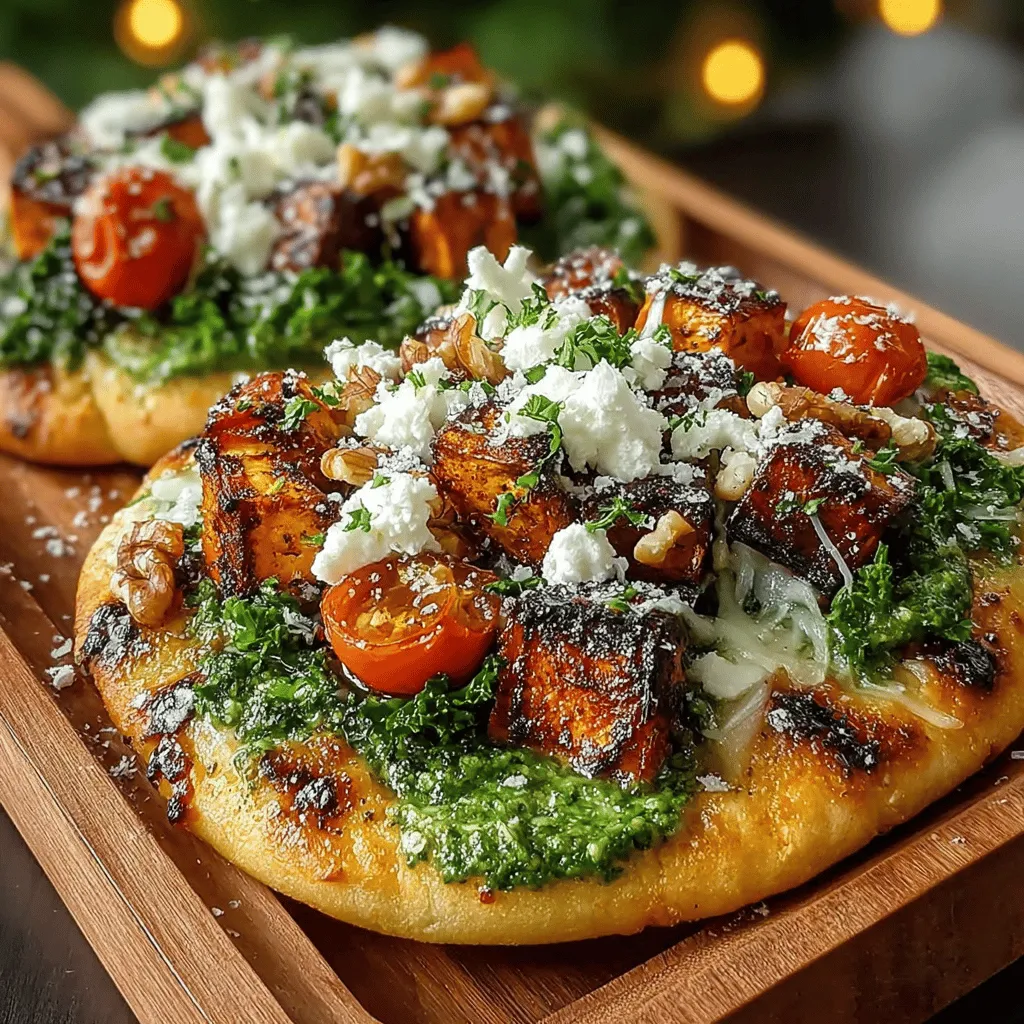 Sweet Potato & Kale Pesto Flatbreads are not just a meal; they are an experience that beautifully showcases the harmony of wholesome ingredients. This recipe marries the natural sweetness of roasted sweet potatoes with the earthy depth of kale and the vibrant zest of basil pesto. Ideal for a quick weeknight dinner or as an impressive appetizer at gatherings, these flatbreads cater to a variety of taste preferences while also providing a bounty of nutritional benefits.