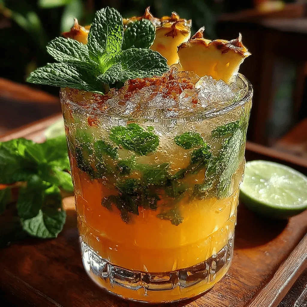 Agua fresca, a beloved traditional beverage originating from Mexico, embodies the essence of refreshment. This delightful drink, typically made by blending fruits, cereals, or seeds with water and sweeteners, offers a light, hydrating option that quenches thirst while providing a burst of flavor. Among the myriad variations, Pineapple Mint Agua Fresca stands out as a particularly invigorating choice, perfect for warm summer days or any occasion where a refreshing drink is desired.