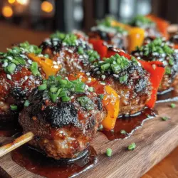 When it comes to delightful and satisfying recipes that are perfect for both casual gatherings and busy weeknight dinners, Teriyaki Glazed Meatball Skewers stand out as a top choice. This dish combines the savory goodness of meatballs with the sweet and tangy flavor of teriyaki sauce, creating a delectable skewered treat that delights the palate. Whether served as an appetizer at a party or a main dish alongside rice and vegetables, these skewers are sure to please a crowd and make mealtime exciting.