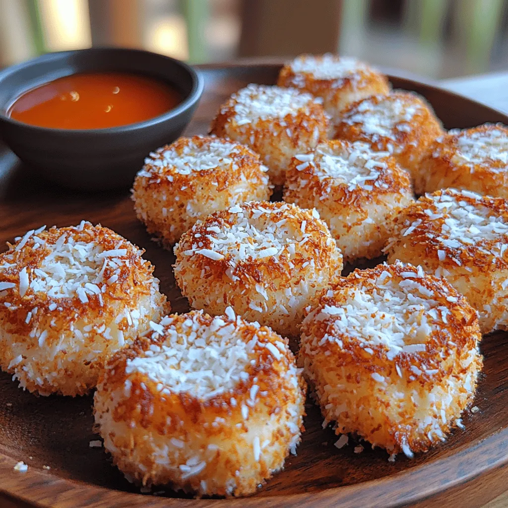 Crispy Coconut Chicken Bites are a delightful and mouthwatering dish that combines the tender juiciness of chicken with the tropical sweetness of coconut. This recipe not only captivates the taste buds but also brings a unique twist to traditional chicken preparations, making it a must-try for both culinary enthusiasts and everyday cooks. The contrast of the crunchy, golden-brown exterior against the succulent chicken makes these bites an appealing addition to any meal or gathering.