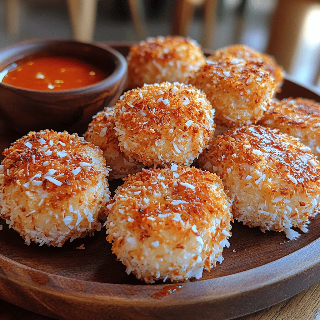 Crispy Coconut Chicken Bites are a delightful and mouthwatering dish that combines the tender juiciness of chicken with the tropical sweetness of coconut. This recipe not only captivates the taste buds but also brings a unique twist to traditional chicken preparations, making it a must-try for both culinary enthusiasts and everyday cooks. The contrast of the crunchy, golden-brown exterior against the succulent chicken makes these bites an appealing addition to any meal or gathering.