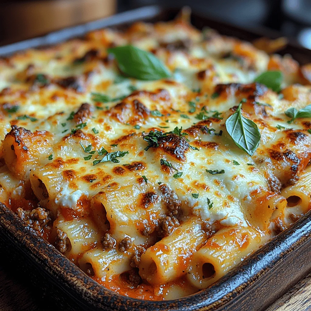 When it comes to comfort food, few dishes can compete with the warmth and heartiness of baked ziti. This Italian-American classic has captured the hearts and appetites of families across the globe, becoming a staple at gatherings and a beloved choice for weeknight dinners. The allure of baked ziti lies in its creamy textures and cheesy flavors, which meld together to create a dish that is as satisfying as it is delicious. Whether you are serving it at a festive family reunion or enjoying a cozy meal at home, baked ziti never fails to bring a smile to the table.