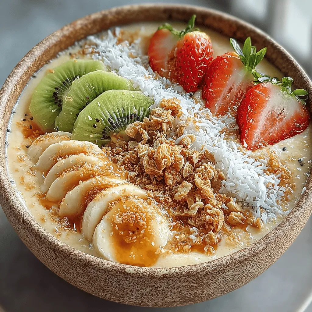 In recent years, smoothie bowls have surged in popularity, transforming the way we enjoy our morning beverages. These vibrant, thick blends are not just visually appealing but also provide a nutritious and satisfying meal option. Smoothie bowls have captured the hearts of health enthusiasts and foodies alike, offering a canvas for creativity with their colorful toppings and diverse flavors. Among the myriad of options available, the Tropical Paradise Smoothie Bowl stands out, transporting your taste buds to sun-soaked beaches with every spoonful.