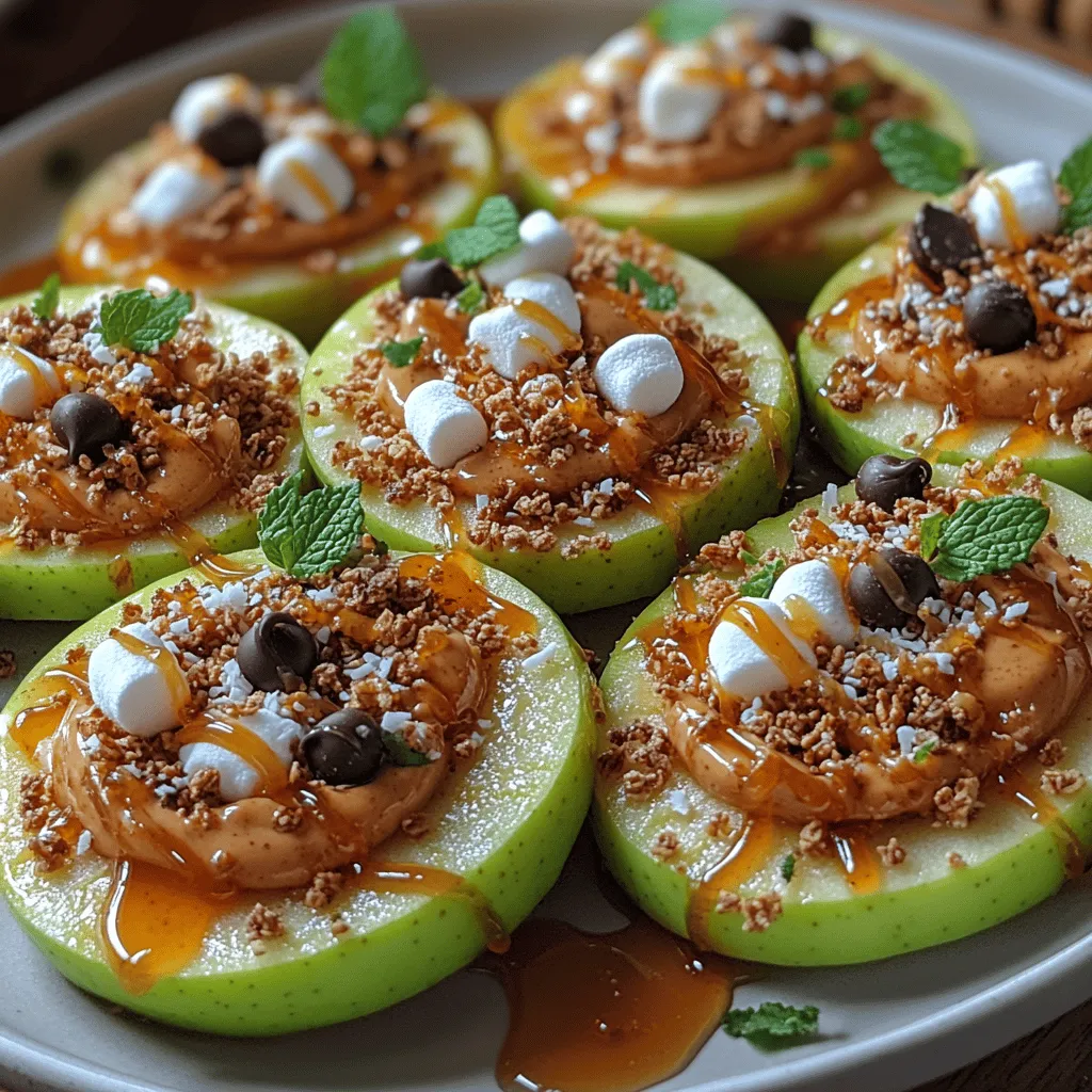 In the quest for healthy snacks that don’t compromise on flavor, Crunchy Apple Nacho Slices emerge as a standout choice. This innovative recipe transforms fresh apples into a delightful and satisfying treat that appeals to both children and adults alike. By combining the crisp sweetness of apples with the creamy richness of nut butter and the indulgent touch of chocolate, these nacho slices create a perfect balance of taste and nutrition. Whether you’re looking for a quick solo snack, a fun treat for family gatherings, or a healthy option to serve at a party, Crunchy Apple Nacho Slices fit the bill effortlessly.