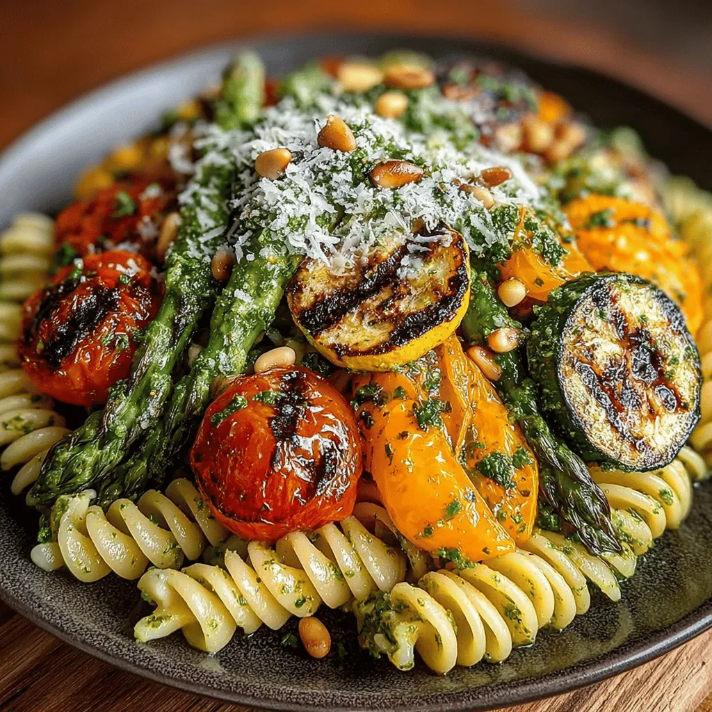 In a world where culinary creativity knows no bounds, the Grilled Veggie Pesto Pasta Delight stands out as a vibrant and flavorful dish that appeals not only to vegetarians but also to anyone who appreciates the delightful combination of fresh ingredients and hearty pasta. This dish brings together the smoky goodness of grilled vegetables, the aromatic richness of basil pesto, and the comforting familiarity of pasta—making it a perfect choice for a satisfying meal at any time of the year.