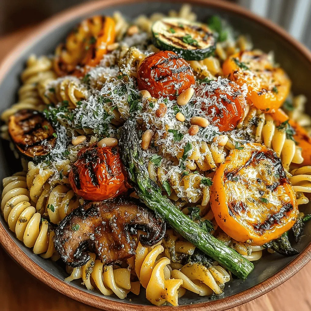 In a world where culinary creativity knows no bounds, the Grilled Veggie Pesto Pasta Delight stands out as a vibrant and flavorful dish that appeals not only to vegetarians but also to anyone who appreciates the delightful combination of fresh ingredients and hearty pasta. This dish brings together the smoky goodness of grilled vegetables, the aromatic richness of basil pesto, and the comforting familiarity of pasta—making it a perfect choice for a satisfying meal at any time of the year.