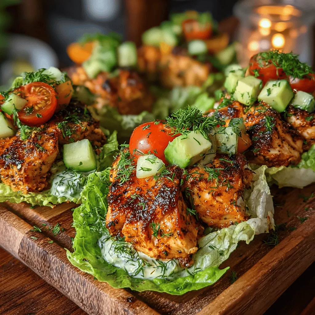 To achieve the perfect balance of flavors in your Creamy Dill Chicken Lettuce Wraps, it is crucial to ensure that the chicken is evenly coated with the creamy dill sauce. Start by placing the sautéed chicken in a large mixing bowl. Gradually add the creamy dill sauce, using a spatula to gently fold the chicken into the sauce. This method allows the sauce to envelop each piece of chicken, ensuring that every bite is rich and flavorful. Take your time during this step; a thorough mixing will enhance the overall taste of your wraps.