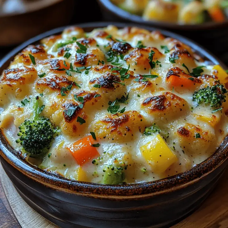 Comfort food holds a special place in the hearts of many, often evoking memories of family gatherings and cozy nights spent around the dinner table. These dishes, rich in flavor and nostalgia, provide warmth and satisfaction, making them a staple in home cooking. Among the many delightful options, the Creamy Roasted Veggie Casserole stands out as an exceptional choice, combining nutrition with indulgence. This dish is not only delicious but also versatile enough to cater to various dietary preferences, making it an ideal centerpiece for family dinners or meal prep.