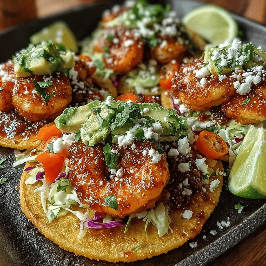In the world of quick and delicious meals, Zesty Garlic Chili Butter Shrimp Tostadas stand out as a vibrant and mouthwatering option that brings together the best of fresh ingredients and bold flavors. This dish is not only a treat for the taste buds but also a feast for the eyes, with its colorful toppings and enticing aroma. Whether you're hosting a casual gathering or looking to spice up your weeknight dinner, these tostadas are sure to impress.