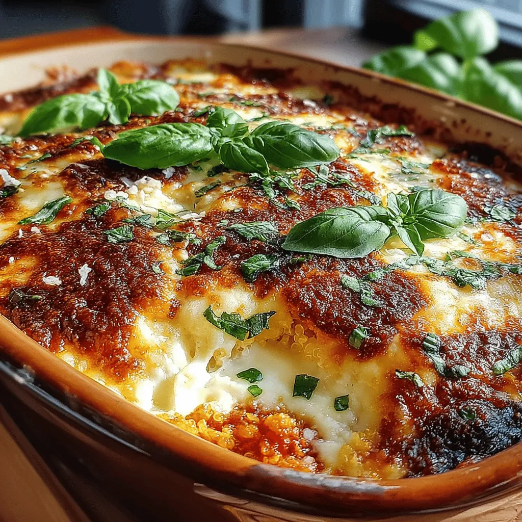 If you're on the lookout for a dish that harmonizes comfort with nutritious ingredients, look no further than the Creamy Tomato Basil Quinoa Bake. This delightful recipe brings together the wholesome goodness of quinoa with the rich, vibrant flavors of ripe tomatoes, fragrant basil, and creamy cheese. With its creamy texture and savory profile, this bake is not just a meal; it's an experience that warms the heart and satisfies the palate.
