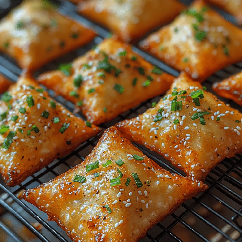In recent years, air frying has surged in popularity as a healthier alternative to traditional frying methods. This innovative cooking technique allows you to enjoy crispy, golden-brown foods with significantly less oil, making it an appealing option for health-conscious individuals and food enthusiasts alike. Among the myriad of snacks you can prepare using an air fryer, Crunchy Air-Fried Wonton Chips stand out for their simplicity, versatility, and delightful crunch. Whether you serve them as a party appetizer, a movie night snack, or a topping for soups and salads, these wonton chips are sure to impress.