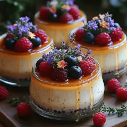 Earl Grey panna cotta is a stunning dessert that beautifully marries the floral notes of bergamot with the creamy texture of a traditional Italian panna cotta. This elegant dish not only delights the palate but also offers a visual feast, making it a perfect choice for special occasions, dinner parties, or simply a treat to enjoy at home. The silky texture and aromatic flavor profile are sure to impress your guests, showcasing your culinary prowess.
