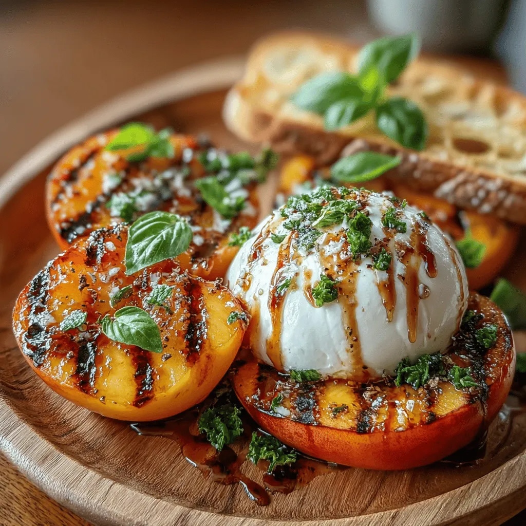 As summer unfolds, it brings with it a vibrant array of flavors that beckon to be explored. The season is synonymous with sunshine, fresh produce, and outdoor gatherings, making it the perfect backdrop for culinary creativity. One of the most enchanting ways to celebrate these warm months is by incorporating grilled fruits into your meals. The smoky char of the grill combined with the natural sweetness of fruits creates a delightful contrast that elevates any dish. Among the myriad options, Grilled Peach Bliss with Burrata shines as a standout recipe that captures the essence of summer in every bite.