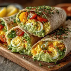 In recent years, healthy wraps have surged in popularity, becoming a go-to meal option for those seeking convenience without sacrificing nutrition. These versatile dishes cater to a variety of tastes and dietary preferences, making them ideal for busy lifestyles. Among the myriad of wrap recipes available, Avocado Egg Salad Wraps stand out as a particularly delightful choice. This recipe combines the creamy richness of avocado with the hearty protein of eggs, resulting in a nutritious, delicious, and easy-to-make meal that satisfies both hunger and health-conscious eating.
