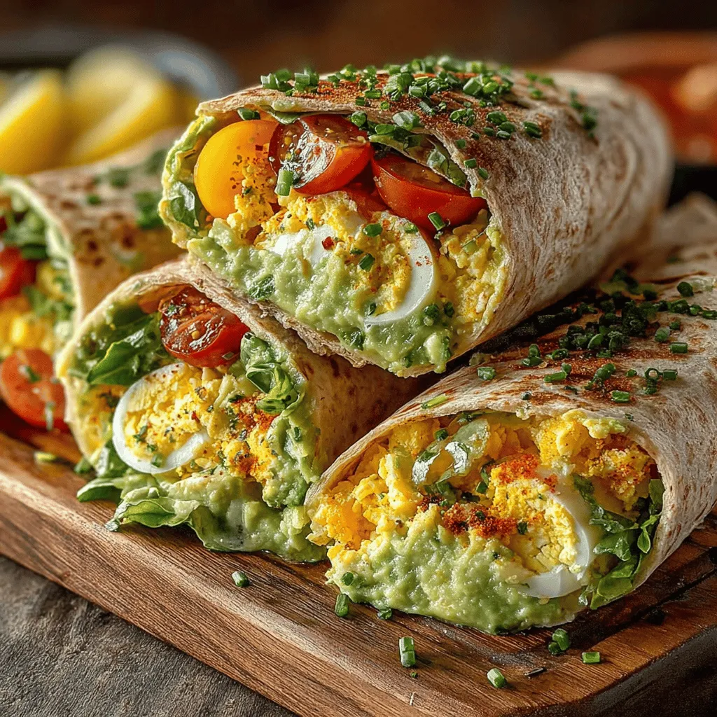 In recent years, healthy wraps have surged in popularity, becoming a go-to meal option for those seeking convenience without sacrificing nutrition. These versatile dishes cater to a variety of tastes and dietary preferences, making them ideal for busy lifestyles. Among the myriad of wrap recipes available, Avocado Egg Salad Wraps stand out as a particularly delightful choice. This recipe combines the creamy richness of avocado with the hearty protein of eggs, resulting in a nutritious, delicious, and easy-to-make meal that satisfies both hunger and health-conscious eating.