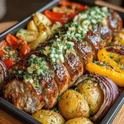 In the fast-paced world we live in, the allure of a one-pan meal is hard to resist. Enter the Savory Sticky Balsamic Chicken Sausage Traybake—a dish that promises not only ease and convenience but also a delightful explosion of flavors that can elevate any weeknight dinner or casual gathering. With the combination of succulent chicken sausages and vibrant vegetables, this traybake epitomizes the essence of home cooking: hearty, satisfying, and uncomplicated.