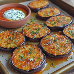 Eggplant, a member of the nightshade family, has long been celebrated for its versatility and unique flavor. This vibrant vegetable can be grilled, roasted, sautéed, and even pureed, making it a staple in many cuisines around the world. With the rising trend towards healthier eating, particularly in snack and appetizer choices, many are seeking alternatives to traditional fried options. Crispy baked eggplant rounds provide a delectable solution that satisfies cravings without the guilt. These rounds are not just a healthier twist on a classic; they are an exquisite arrangement of flavor and texture that can serve as a perfect appetizer or a delightful side dish for any meal.