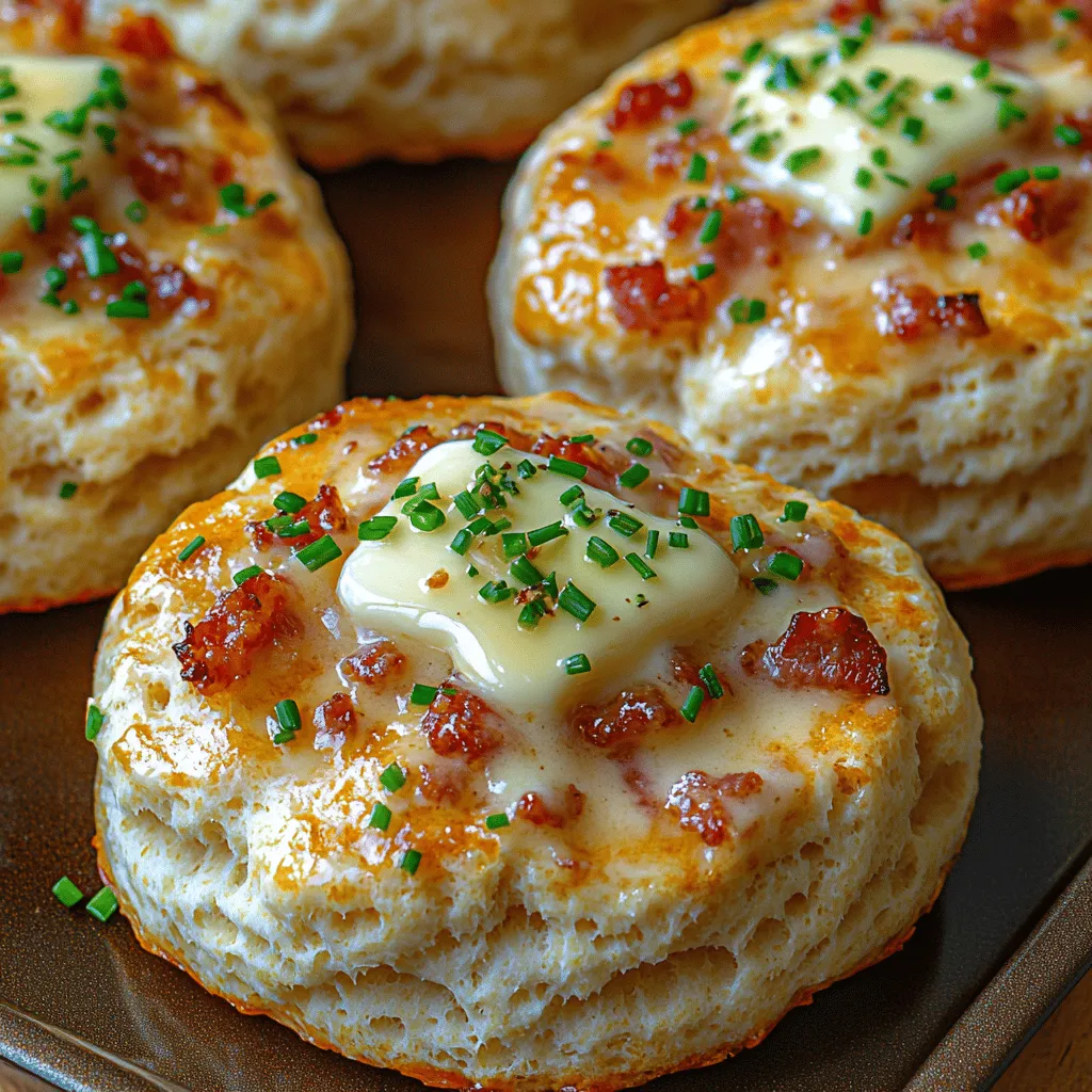 In the realm of savory baking, few recipes achieve the remarkable balance of flavors and textures quite like Bacon Cheddar Biscuits. These delectable treats are not just for breakfast; they can elevate any meal or serve as a delightful snack throughout the day. Imagine biting into a warm biscuit, flaky and tender, with the smoky richness of crispy bacon and the sharp tang of cheddar cheese. Each mouthful offers a satisfying crunch, followed by a buttery softness that leaves you craving more.