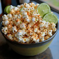 Welcome to the tantalizing world of Zesty Crunchy Chili Lime Popcorn! This unique snack elevates the traditional popcorn experience, transforming a simple movie-time treat into a gourmet delight bursting with flavor. Imagine the perfect balance of heat from chili powder, the zesty brightness of fresh lime, and the satisfying crunch of perfectly popped corn. This recipe not only excites the taste buds but also offers versatility, making it an ideal choice for any gathering, movie night, or just a casual snack at home.