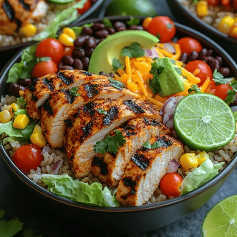 Taco bowls have made their mark as a vibrant and nutritious meal choice that caters to a wide array of dietary preferences. Bursting with flavors and colors, Zesty Chicken Taco Bowls not only satisfy your taste buds but also offer a well-rounded meal packed with proteins, fibers, and essential nutrients. In an age where fast food often overshadows home-cooked meals, creating your own taco bowl at home allows you to control the ingredients while infusing your dish with fresh flavors.