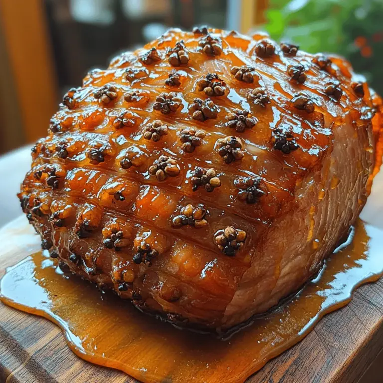 When it comes to preparing a memorable meal, few dishes can match the warmth and comfort of a beautifully glazed ham. The Ginger Honey Glazed Ham is not just a feast for the eyes; it’s a culinary experience that brings together the sweet and spicy notes of honey and ginger, creating a harmonious blend that tantalizes the taste buds. Whether you’re celebrating a holiday, hosting a family gathering, or simply indulging in a special dinner, this recipe promises to be the star of your table.