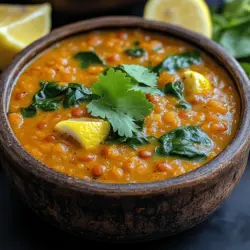 Hearty Lentil Spinach Dhal is not just a dish; it's a warm embrace on a plate. This comforting, nutritious meal features a rich blend of lentils, spinach, and a medley of spices, making it a staple in many households, particularly in South Asian cuisine. Dhal, which refers to both the ingredient—lentils—and the dish itself, holds immense significance in culinary traditions across India, Pakistan, and Bangladesh. It is a dish often associated with family gatherings, celebrations, and everyday nourishment, reflecting the heart of home-cooked meals.
