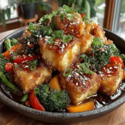 In the world of plant-based cuisine, few dishes capture the essence of flavor and nutrition quite like Sticky Honey Garlic Tofu Stir Fry. This vibrant dish is not only a feast for the eyes but also a wholesome option for anyone looking to enjoy a healthy meal. With its rich, sticky sauce that perfectly coats the tofu and an array of colorful vegetables, this stir fry stands out as a delicious vegan delight.
