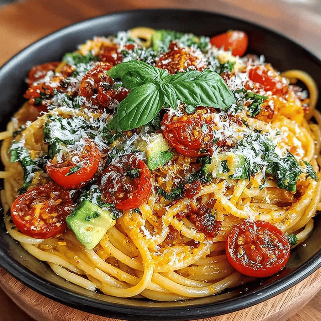 When it comes to vibrant, refreshing meals that celebrate the best of the season, Sun-Kissed Tomato Avocado Pasta is a standout. This dish brings together the luscious flavors of ripe cherry tomatoes and creamy avocados, creating a symphony of taste and texture that is both satisfying and nourishing. Perfect for a quick weeknight dinner or a leisurely weekend lunch, this recipe is not only appealing to the palate but also remarkably simple to prepare.