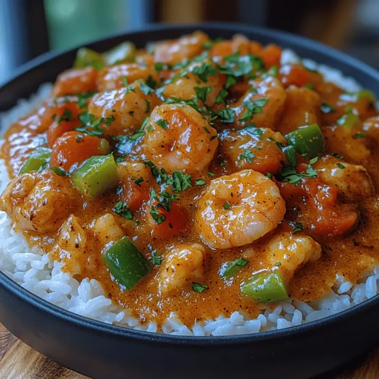 Welcome to a culinary journey through the heart of Louisiana with a delightful recipe for Smoky Cajun Shrimp Étouffée. This dish, rich in flavor and steeped in history, embodies the spirit of Cajun cooking, offering a perfect blend of spices, fresh seafood, and a touch of Southern hospitality. Étouffée, which translates to "smothered" in French, typically features shrimp or crawfish as its star ingredient, enveloped in a thick, flavorful sauce made from a dark roux and a medley of vegetables.