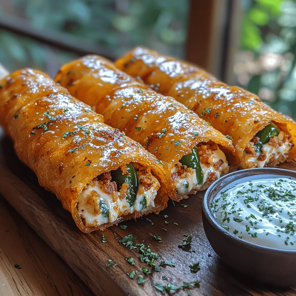 If you're on the lookout for a crowd-pleasing appetizer or a tantalizing snack, look no further than Spicy Crunchy Jalapeño Popper Wraps. These delightful bites have taken the culinary world by storm, becoming a staple in gatherings, parties, and casual family meals alike. With their perfect balance of creamy and crunchy elements, these wraps offer an explosion of flavor that is sure to satisfy your taste buds and leave everyone craving more.