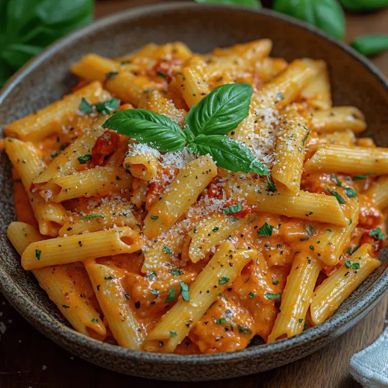 In the fast-paced world we live in, the importance of home-cooked meals cannot be overstated. They not only nourish our bodies but also serve as a means of connection and comfort amidst our busy lives. Among the myriad of dishes that one can whip up at home, Creamy Roasted Red Pepper Penne stands out as a vibrant and flavorful option that brings a touch of elegance to the dinner table without demanding too much time or effort.
