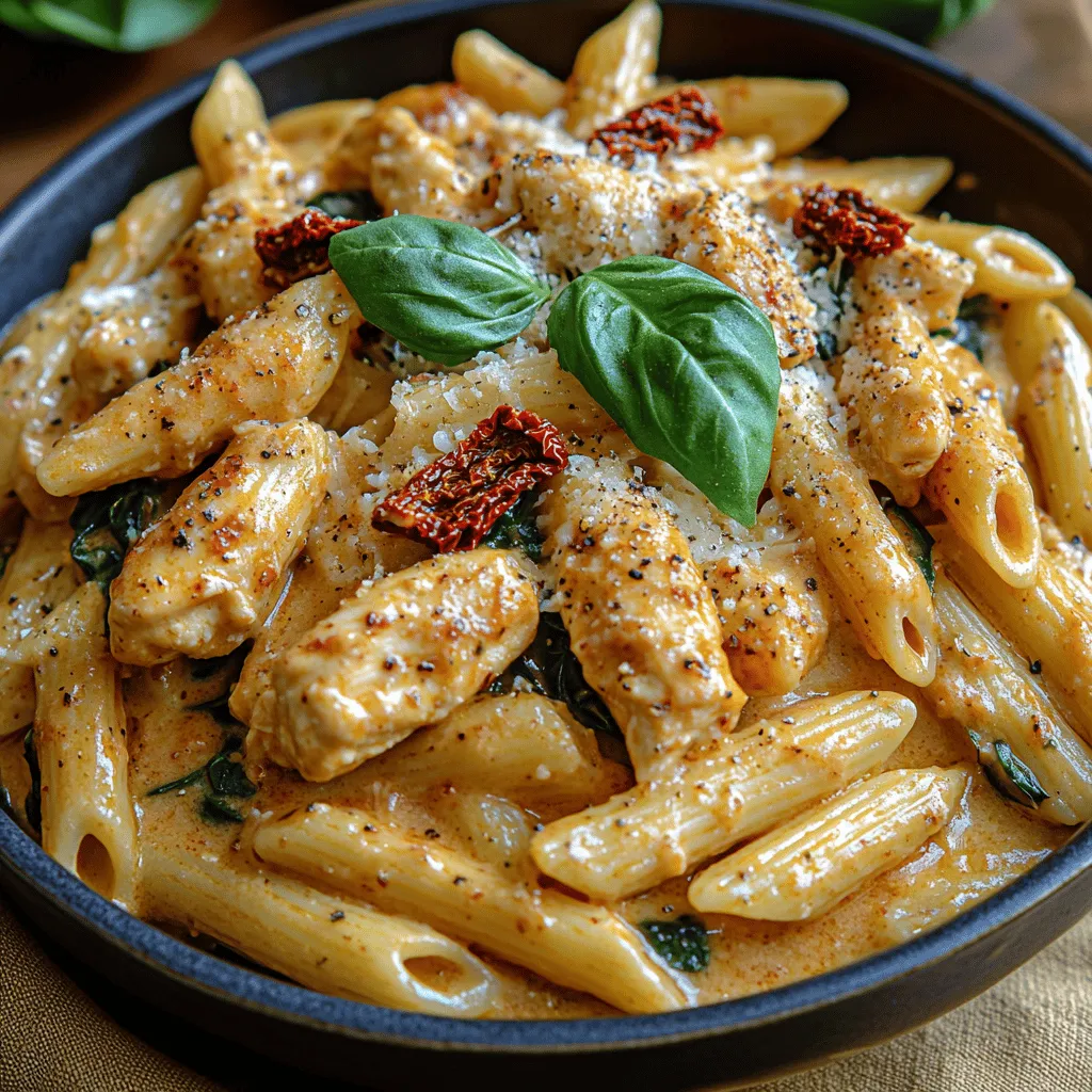 Sun-Dried Tomato Chicken Penne is a delightful dish that brings together the rich flavors of sun-dried tomatoes, succulent chicken, and a creamy sauce, making it a favorite for both busy weeknights and special occasions. This pasta dish captures the essence of comfort food while offering a gourmet experience that is sure to impress family and friends alike. The combination of savory chicken, tangy sun-dried tomatoes, and a velvety cream sauce creates a symphony of flavors that tantalizes the taste buds.