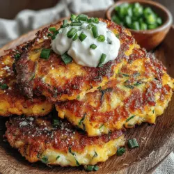Zesty Zucchini Fritters are more than just a dish; they are a culinary celebration that highlights the often-overlooked zucchini in a flavorful and crispy form. This versatile vegetable, commonly found in gardens and markets, is transformed into delightful fritters that serve as a perfect appetizer or a satisfying main course. Whether you are hosting a summer barbecue, preparing a family dinner, or simply looking for a healthy snack, these fritters will undoubtedly impress your guests and family alike.