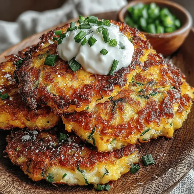 Zesty Zucchini Fritters are more than just a dish; they are a culinary celebration that highlights the often-overlooked zucchini in a flavorful and crispy form. This versatile vegetable, commonly found in gardens and markets, is transformed into delightful fritters that serve as a perfect appetizer or a satisfying main course. Whether you are hosting a summer barbecue, preparing a family dinner, or simply looking for a healthy snack, these fritters will undoubtedly impress your guests and family alike.